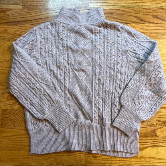 Fat face holly half neck sweater in lavender purple size 12 - Picture 2 of 5